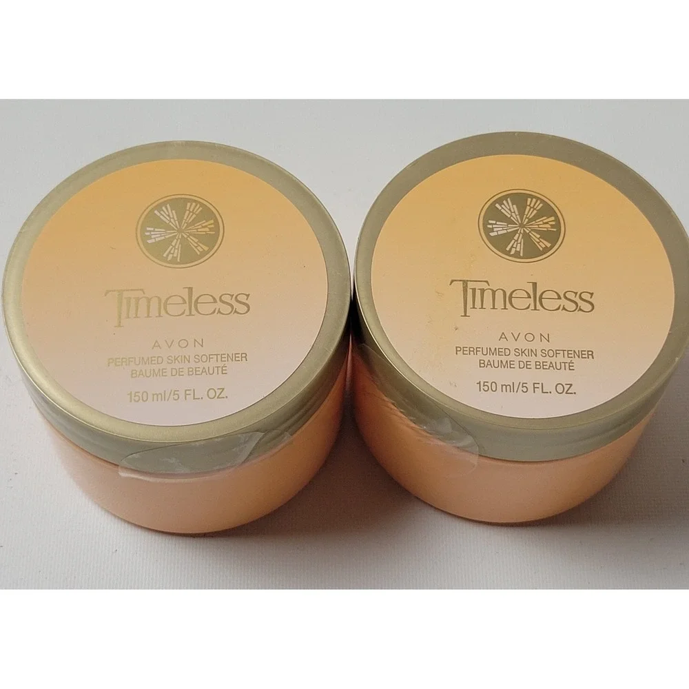 Avon Timeless Perfumed Skin Softener 5oz Set of 2 Factory Sealed Body Cream